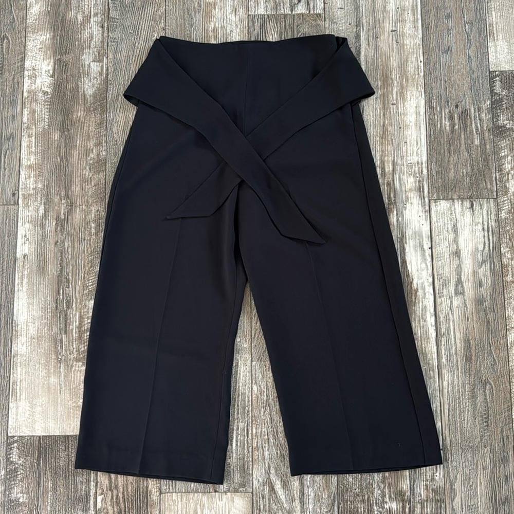 EXPRESS WIDE LEG DRESS WOMEN CROPPED CULOTTES HIGH RISE, 4 P